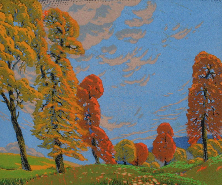 Gustave Baumann - Indiana Gum Trees